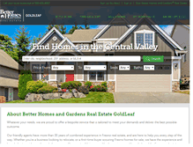 Tablet Screenshot of goldleafproperties.com